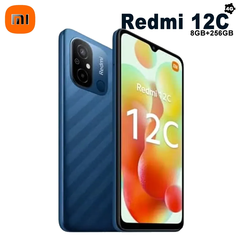 Xiaomi Redmi 12C high-capacity battery 5000mAh processor Helio G85 octa-core 50mp6.71"4g mobile phone global 8GB RAM/256GB ROM - Imagen 1
