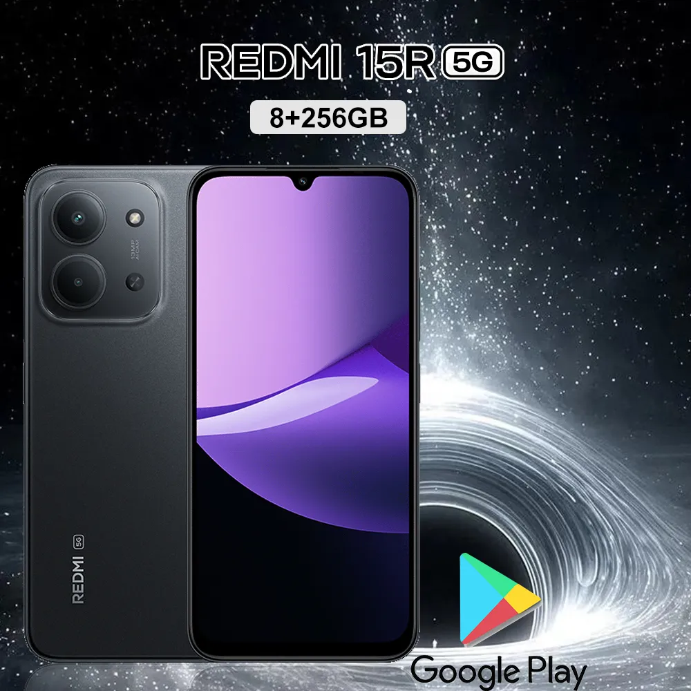 XIAOMI Redmi 15R 33W wired fast charging smart phone 8GB+256GB/6000mAh/XIAOMI HyperOS system lightweight mobile phone - Imagen 1