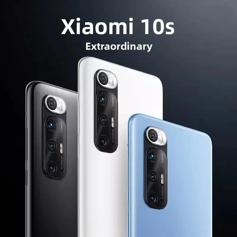 Xiaomi 10S Smartphone Snapdragon 870 108MP Camera 4780mAh 33W Fast Charge Harman Kardon Stereo Mobile Phones Smartphone - Imagen 1
