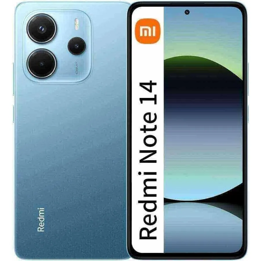 Redmi Note 14 4G LTE for Tmobile Mint Tello Global (256GB + 8GB) 6.67" 120Hz 108MP AI Camera Global Version Dual Sim (Ocean Blu - Imagen 1