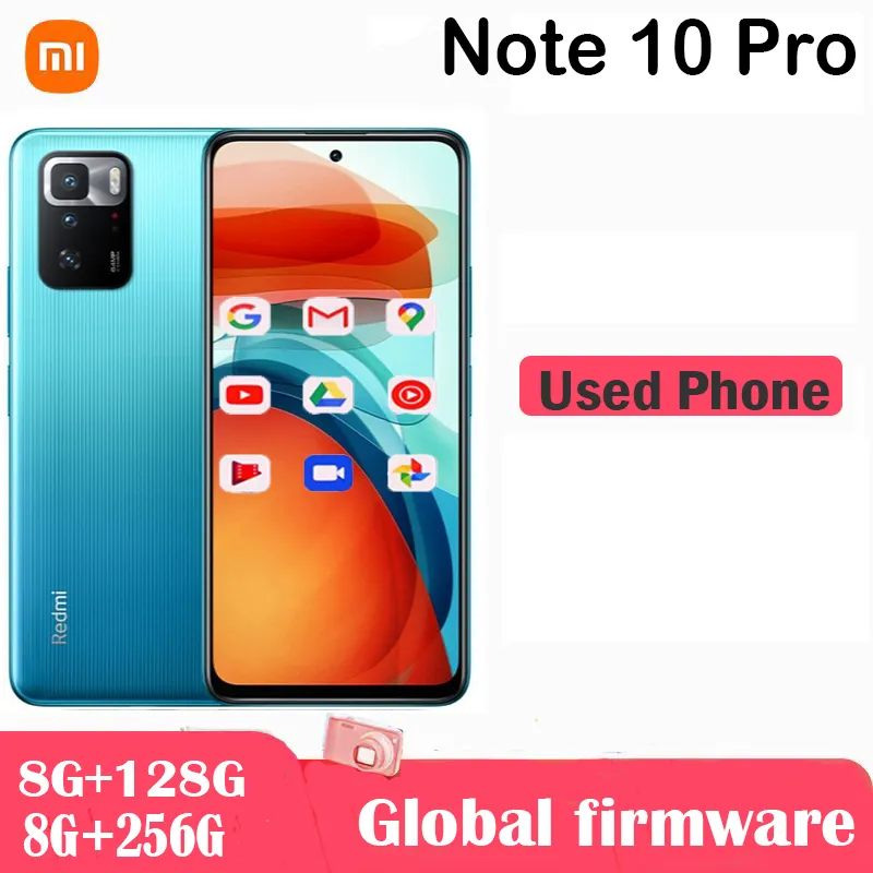 Xiaomi Redmi Note 10 pro 5G Used Smartphone POCO X3 GT 6.5inch 2400x1080pixels Certified Pre-Owned used phone - Imagen 1