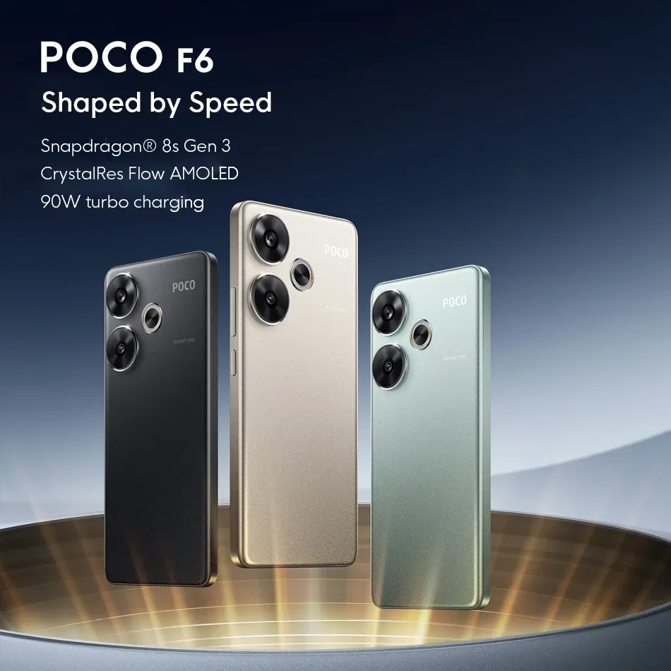 POCO F6 5G Global Version NFC Snapdragon 8s Gen 3 Cellphone 120Hz 1.5K AMOLED 50MP OIS Camera 90W Turbo Charging Xiaomi HyperOS - Imagen 6