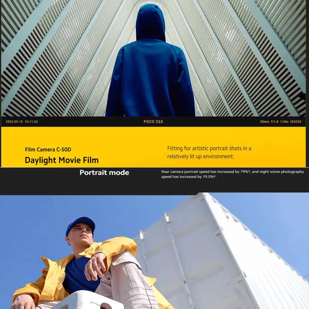 Xiaomi Poco C65 6.74-inch Helio G85 processor 8 million front camera selfie lens 8GB+256GB memory camera phone - Imagen 5