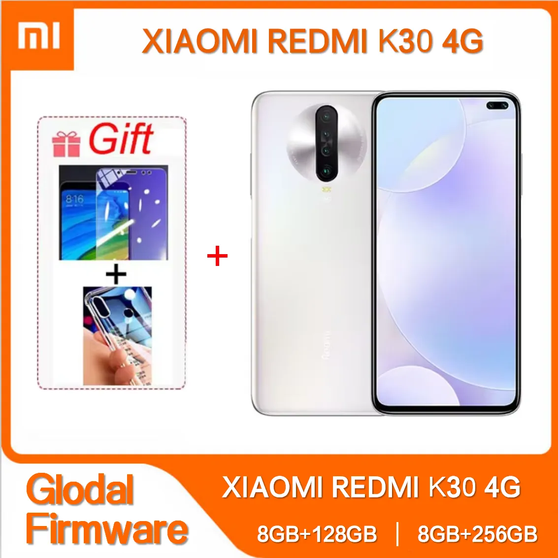 Original Xiaomi Redmi K30 4G Smartphone 64MP Android Unlocked 6.67 inch 8GB RAM 256GB ROM Snapdragon 765G cellphone - Imagen 1