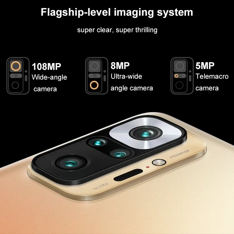 Global Redmi Note 10 Pro 4G 128GB Snapdragon 732G 6.67" DotDisplay 108MP+16MP Camera 33W 5020mAh Battery Used Phone - Imagen 3