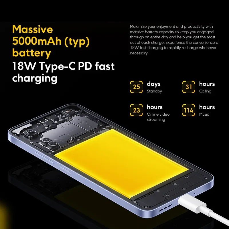 Global Version POCO C65 6.74'' display 90Hz 50MP AI Triple Camera 128GB/256GB MediaTek Helio G85 5000mAh Battery NFC 18W - Imagen 6