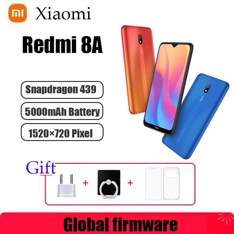 Global firmware  Xiaomi Redmi 8A smartphone 4G 64G 5000mAh 6.22inch Snapdargon 439 12MP 18W Facial recognition used phone - Imagen 1