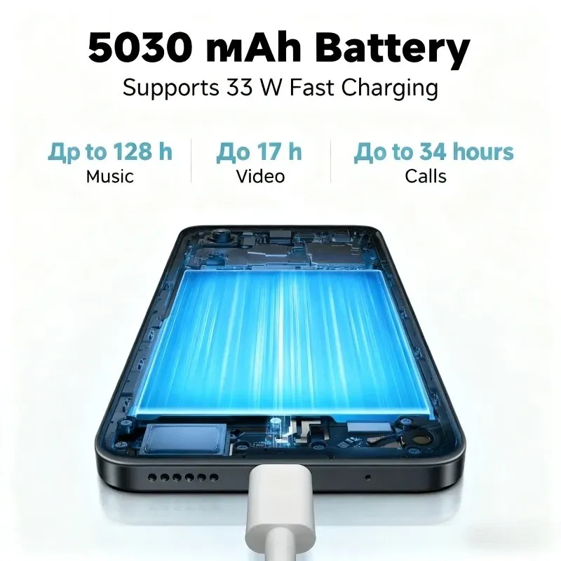 Redmi 13 5G Smartphone 6.79inch FHD+ 120Hz Display 108MP Camera 5030mAh 33W Fast Charging Smartphone Mobile Phones - Imagen 6