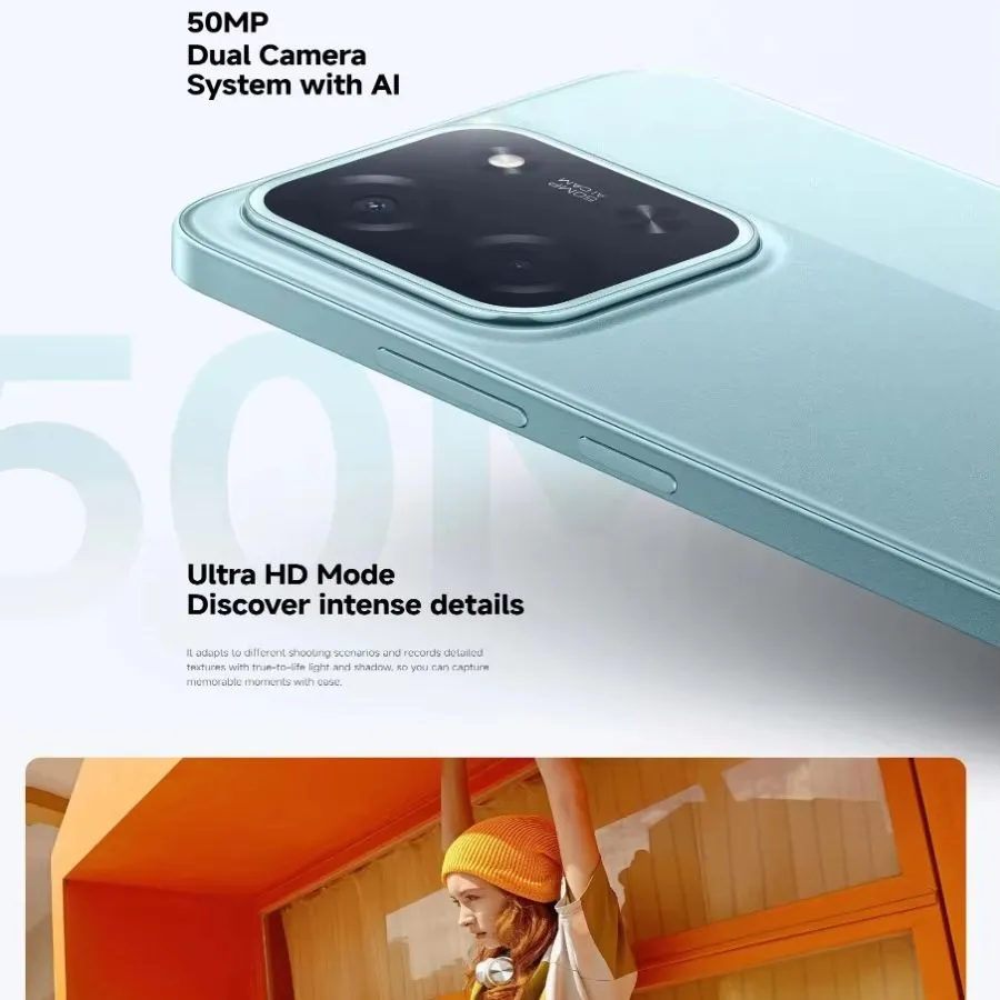 POCO C85 Global edition smartphone 8GB+256GB ROM 6.9-inch large HD display 5000mah long-lasting battery 2026 latest model - Imagen 5