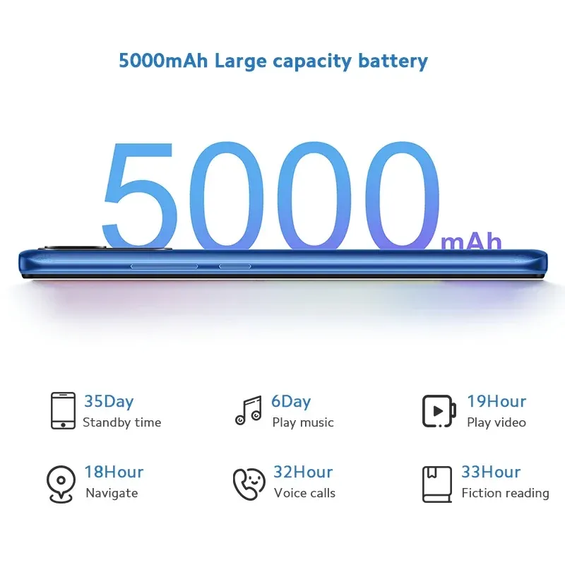 Smartphone 10A 6GB 128GB Original Xiaomi Redmi Global 6.53' HD Display Helio G25 Octa Core 13MP Fingerprint 5000mAh used phone - Imagen 6