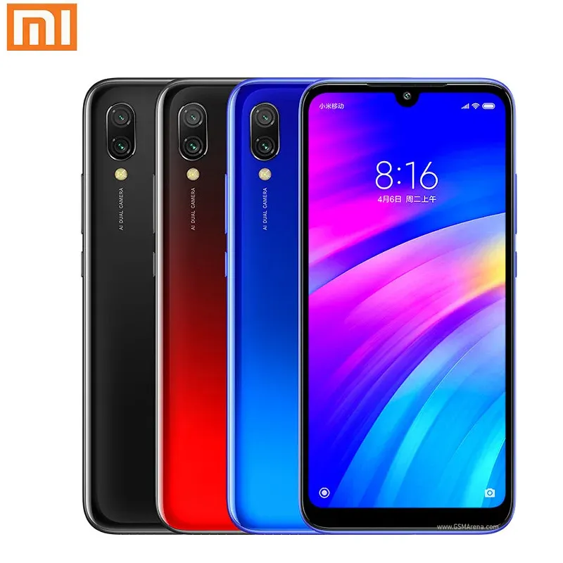 Original Xiaomi Redmi 7 4GB 64GB Smartphone Global ROM 6.26 Inch HD Screen Octa Core 4000 MAh Unlocked Android 4G Mobile Phones - Imagen 2