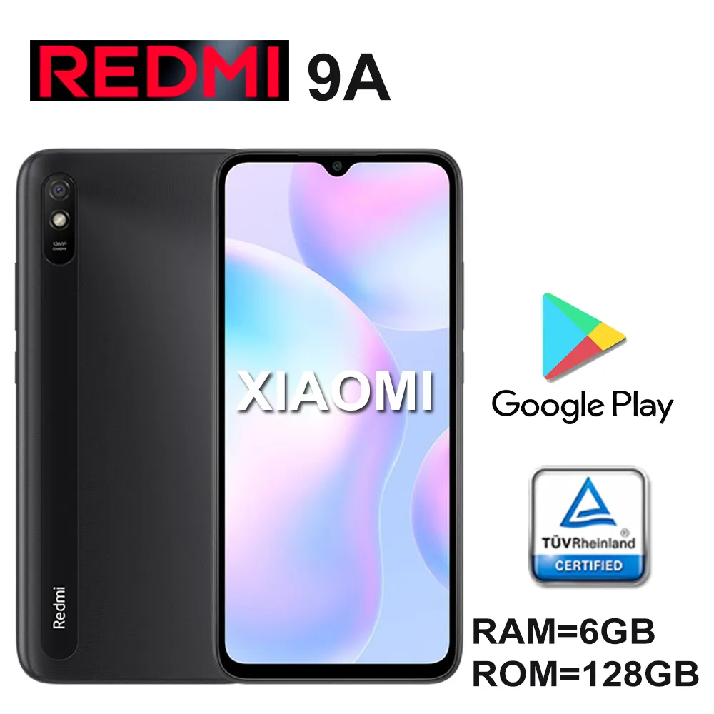 XIAOMI/REDMI 9A brand new smart phone 6GB+128GB RAM/built-in 5000mAh/side fingerprint recognition/facial recognition/GPS - Imagen 3