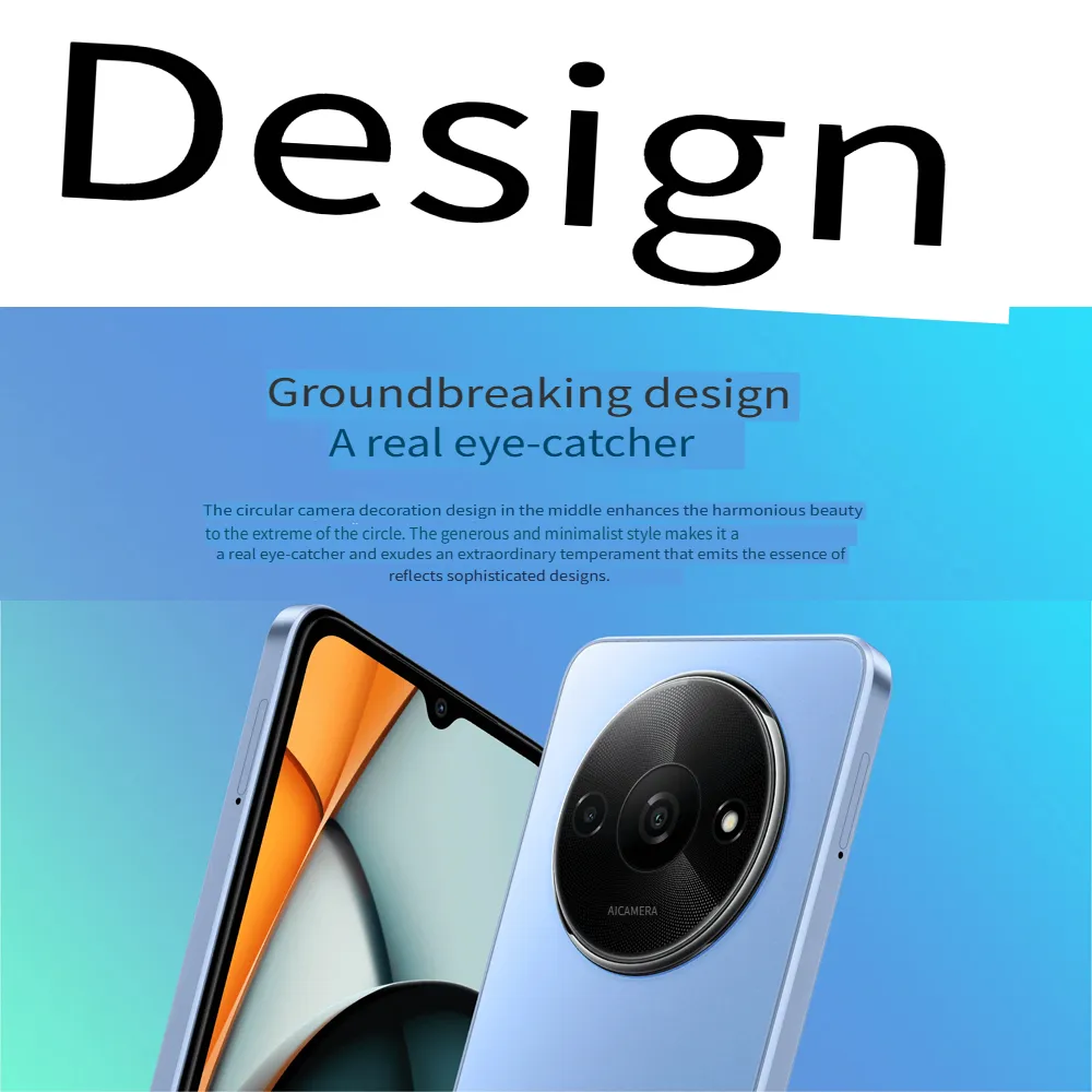 XIAOMI Redmi A3 4GB+128GB Original smart phone 6.71-inch water drop screen 5000mmAh side fingerprint recognition - Imagen 6