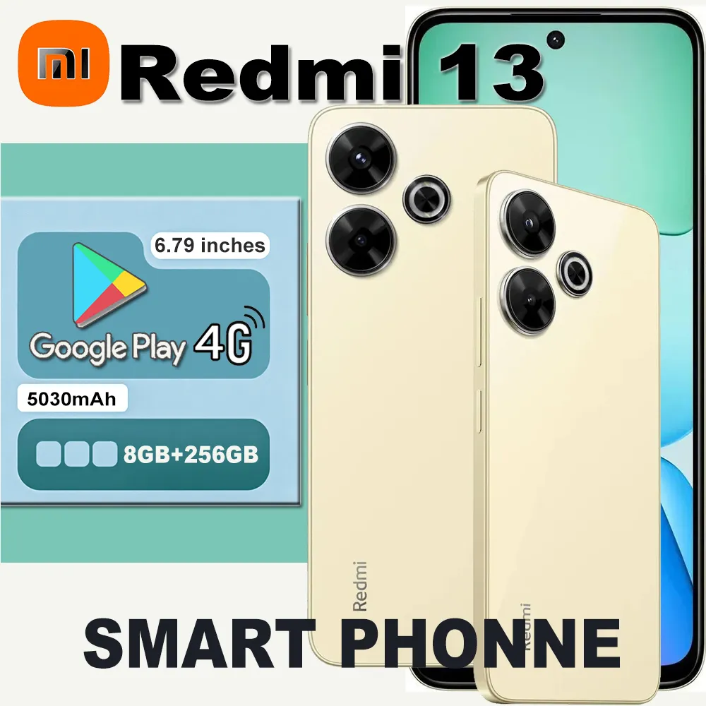 XIAOMI Redmi 13 5030mAh ultra-long battery life, fashionable smart phone with NFC function/8GB+256GB memory/2460 x1080resolution - Imagen 1