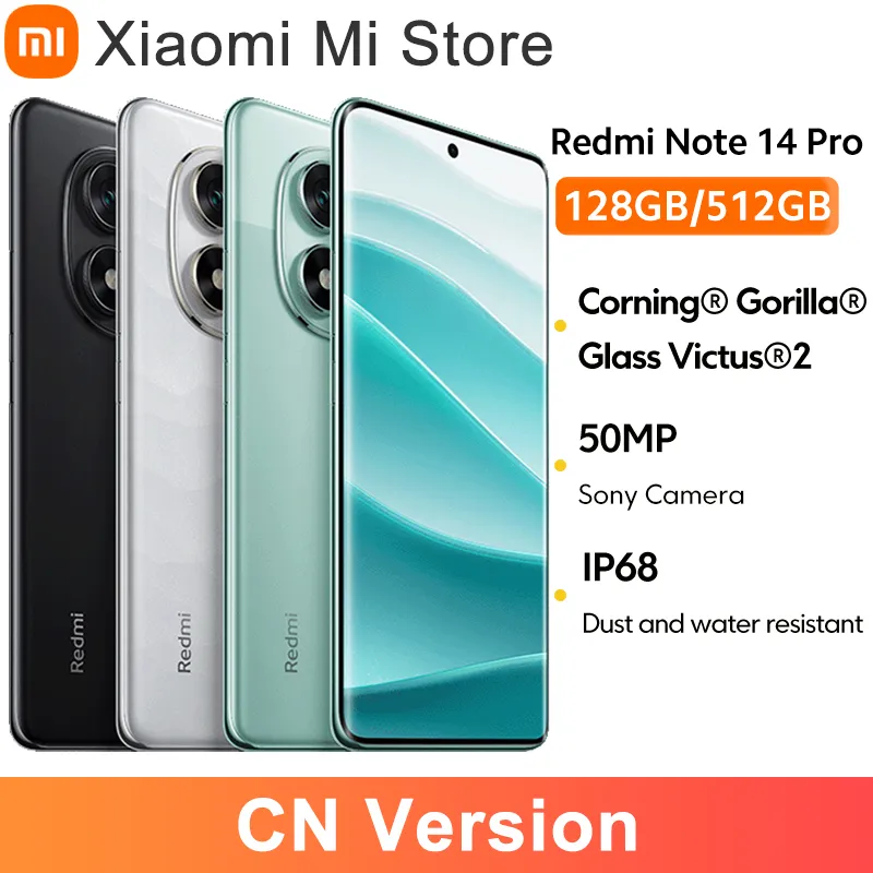 Xiaomi Redmi Note 14 Pro Chinese Version 120Hz 50MP Xiaomi HyperOS 5500mmAh(typ) battery，45W turbo charging Dimensity 7300-Ultra - Imagen 1