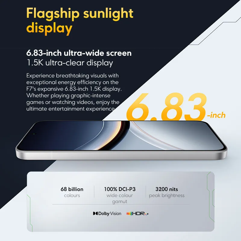 【World Premiere】 POCO F7 5G Clobal Version Smartphone Snapdragon 8s Gen 4 6.83'' AMOLED Display 6500mAh Battery 90W Charge NFC - Imagen 4