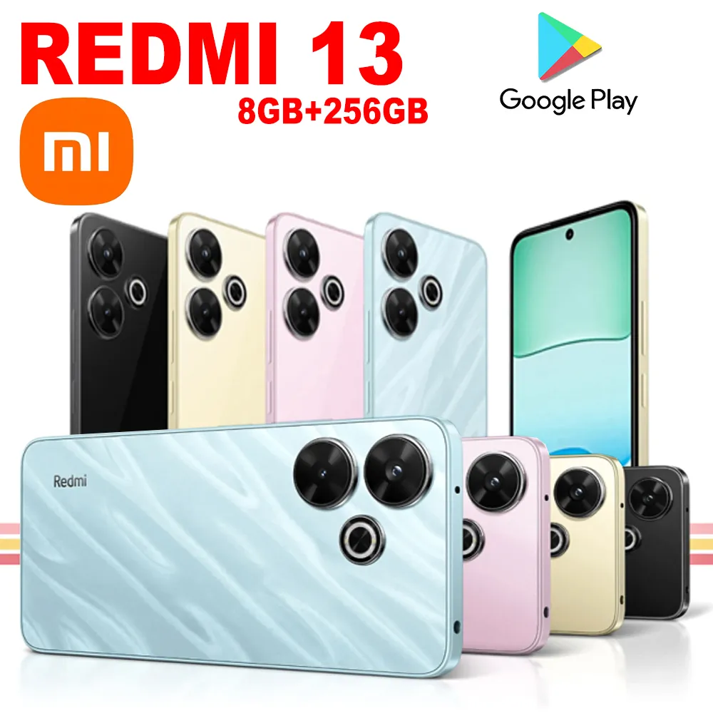 XIAOMI Redmi 13 fashion smart phone 8GB+256GB/GPS/NFC/5030mah long battery life/2460 x1080 resolution - Imagen 1