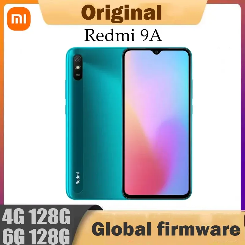 Xiaomi Redmi 9A Smartphone 6GB 128GB Global Rom Cellphone 5000mAh 6.53 inch MTK Helio G25 Octa Core 13MP Used phone - Imagen 1