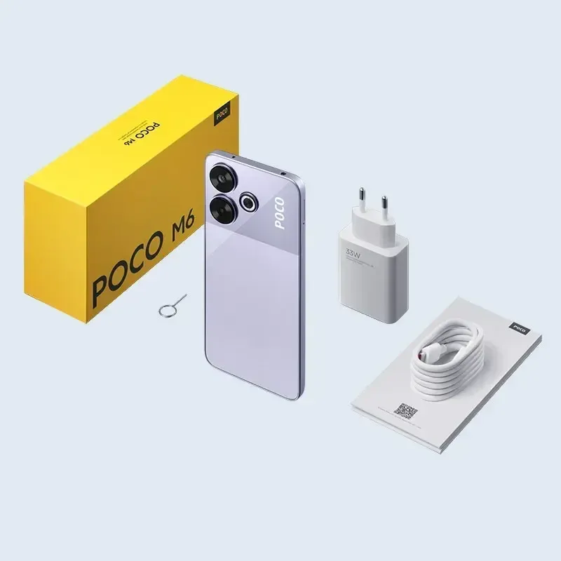 Global Version POCO M6 4G Smartphone 108MP camera Helio G91 Ultra 6.79" 90Hz display  5030mAh battery 33W fast charging - Imagen 2