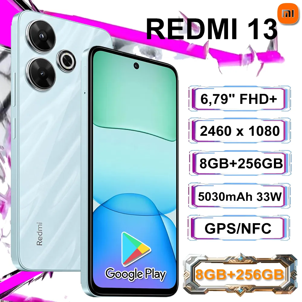 Xiaomi Redmi13 smart phone 2460x1080 high resolution 5030mah long standby 8gb+256gb GPS/NFC function [EU/US/UK specifications] - Imagen 5