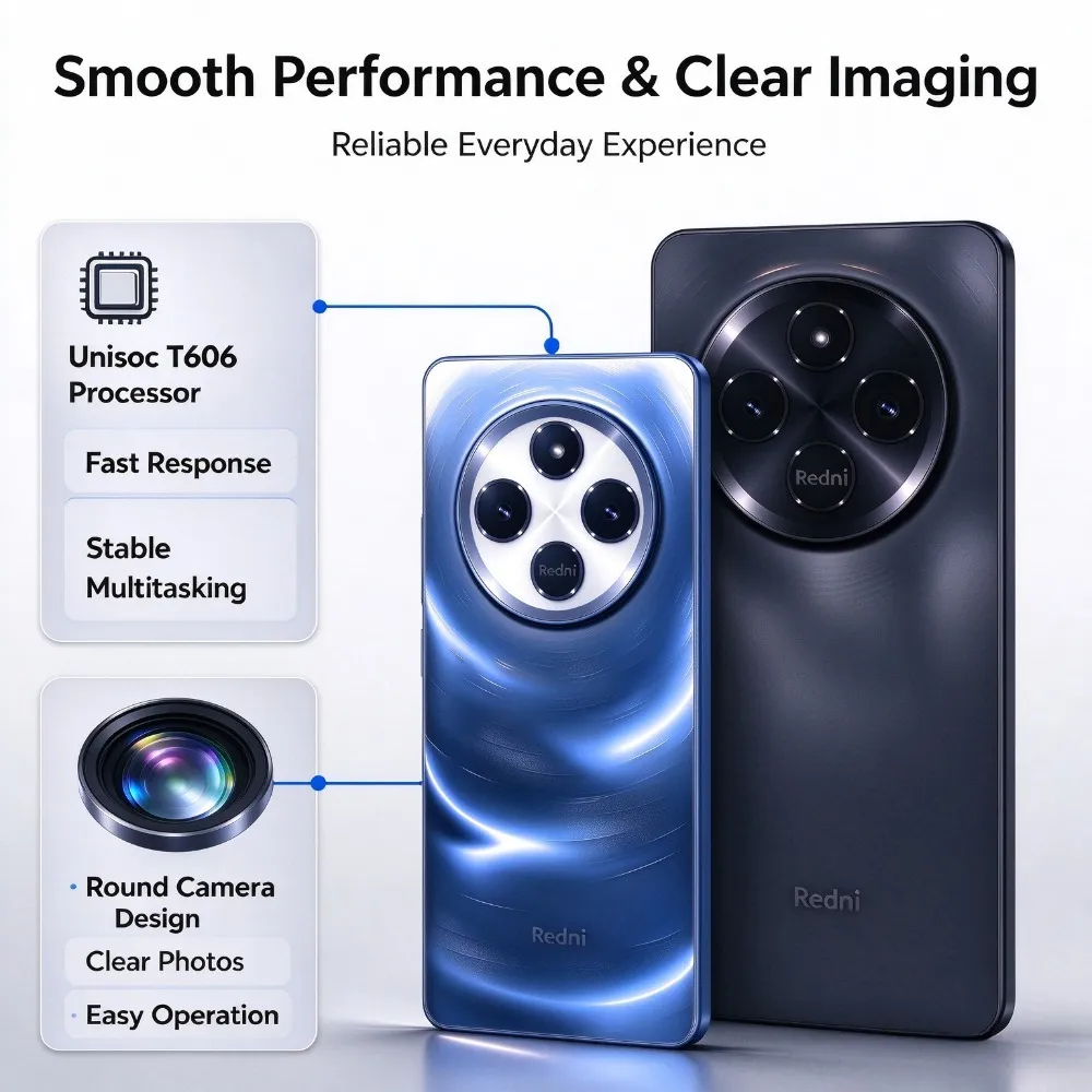 2026 New Global Xiaomi Redmi 14C Smartphone 5160mAh High-Capacity Battery a 50MP AI camera 6.88"120Hz Display HyperOS cellphone - Imagen 4
