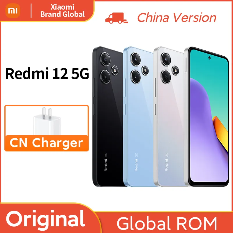 Global Rom Xiaomi Redmi 12 5G Snapdragon 4 Gen2 SmartPhone 50MP Quad Camera 6.79 inch Screen LCD 5000mAh Battery China Version - Imagen 1