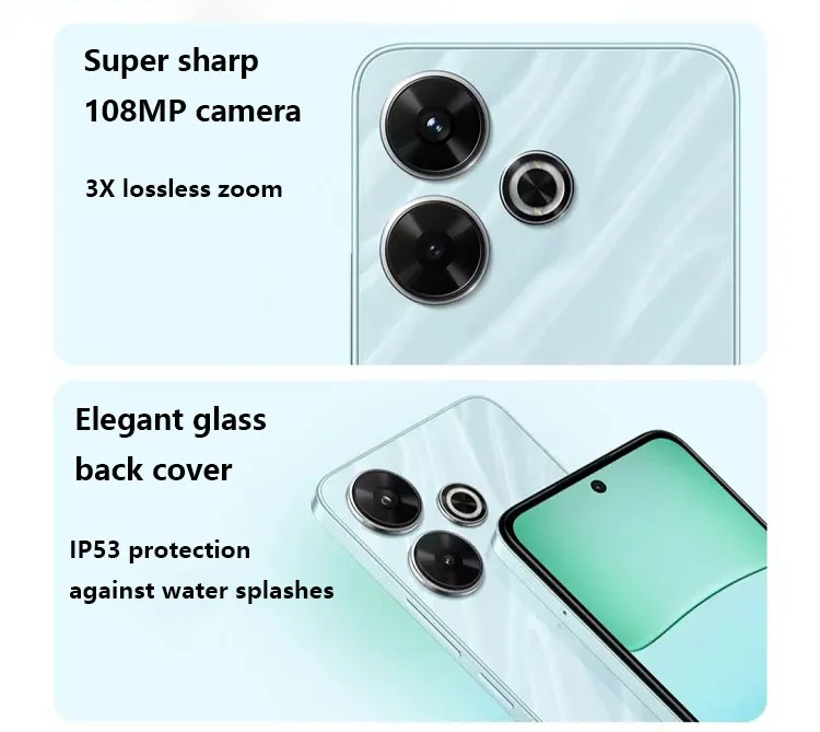 New Xiaomi Redmi 13 4G Smartphone Global Version 6.79" FHD+ 90Hz 5030mAh 33W Fast Charge 108MP AI Camera Dual-SIM Mobile Phone - Imagen 2