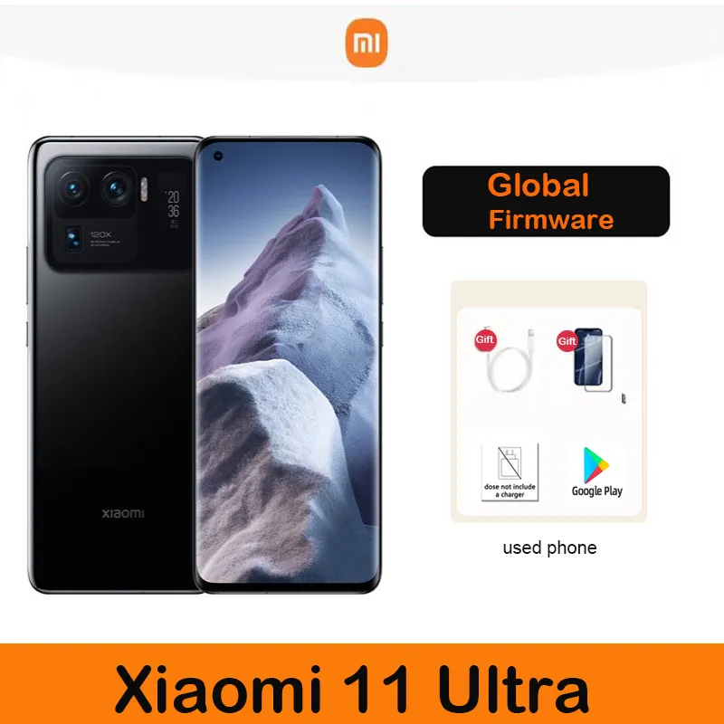 Xiaomi Mi 11 Ultra Smartphone 5G 5000mAh Battery No charger Snapdragon 888 Octa-core 50MP Camera  Global firmware used phone - Imagen 1