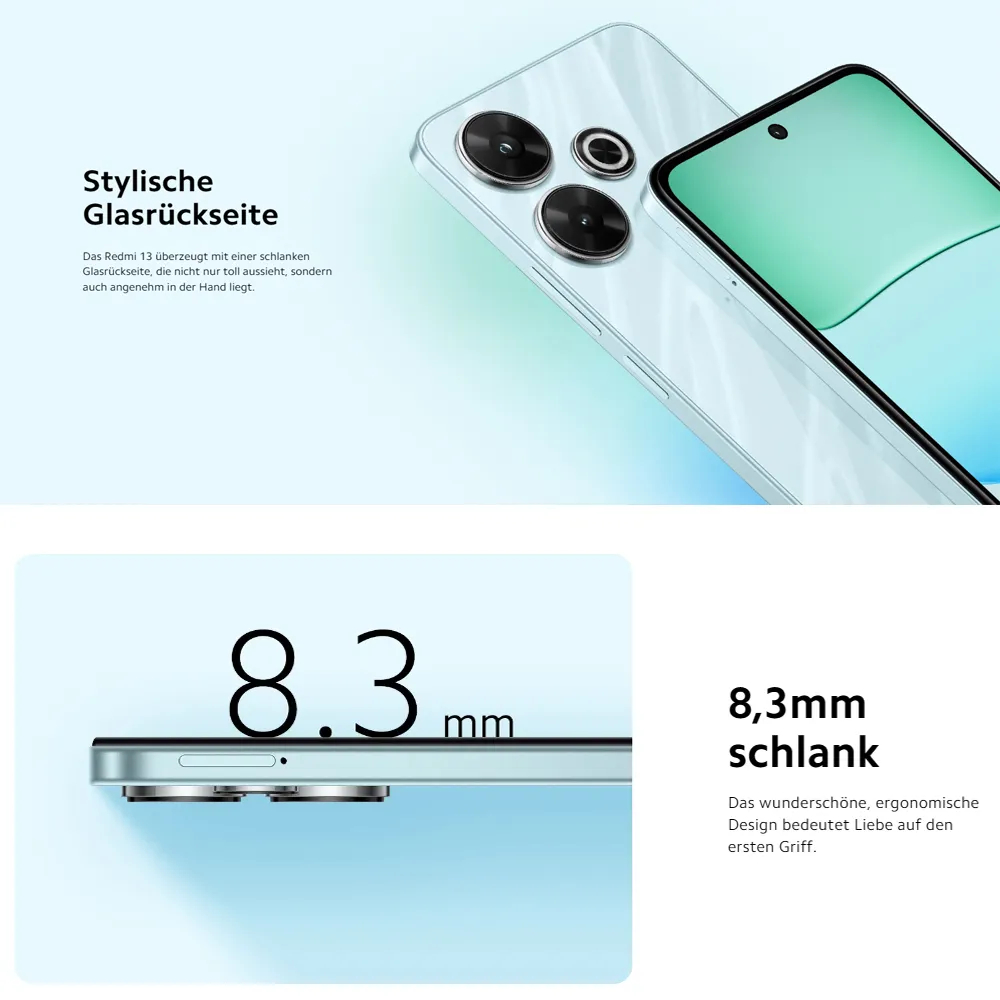 XIAOMI Redmi 13 fashion smart phone 8GB+256GB/5030mah long battery life/2460 x1080 resolution - Imagen 4