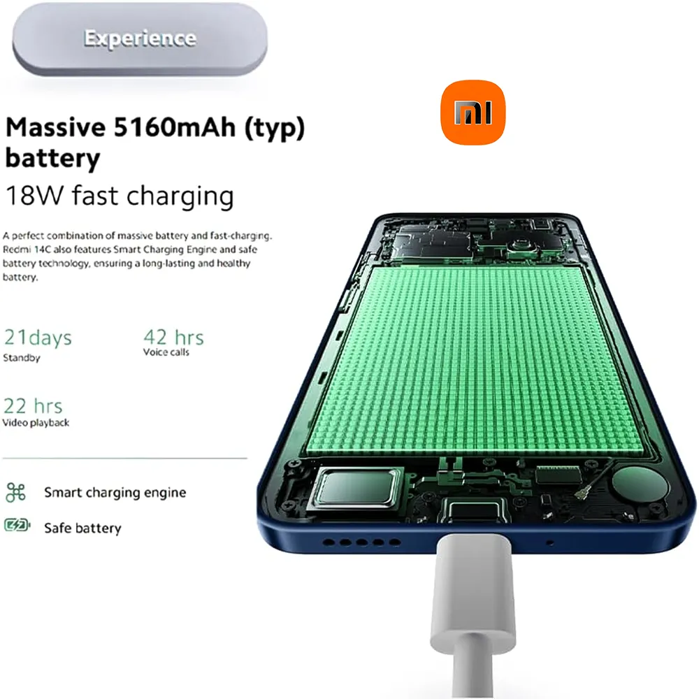 Xiaomi Redmi 14C 4G 6.8-inch LCD large screen 50mp camera 5160mah battery Type-C interface 18w fast charging 1600x720 - Imagen 4
