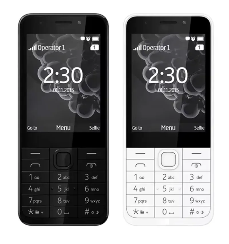 Finland Made 230 Dual Sim Phone Multi Language Front Camera Dumbphone Arabic Keyboard unlocked Used Phone - Imagen 2