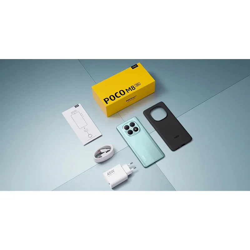 【World Premiere】POCO M8 5G Cellphone Global Version Snapdragon® 6 Gen 3 50MP Camera 6.77" 120Hz AMOLED display 5520mAh 45W NFC - Imagen 6