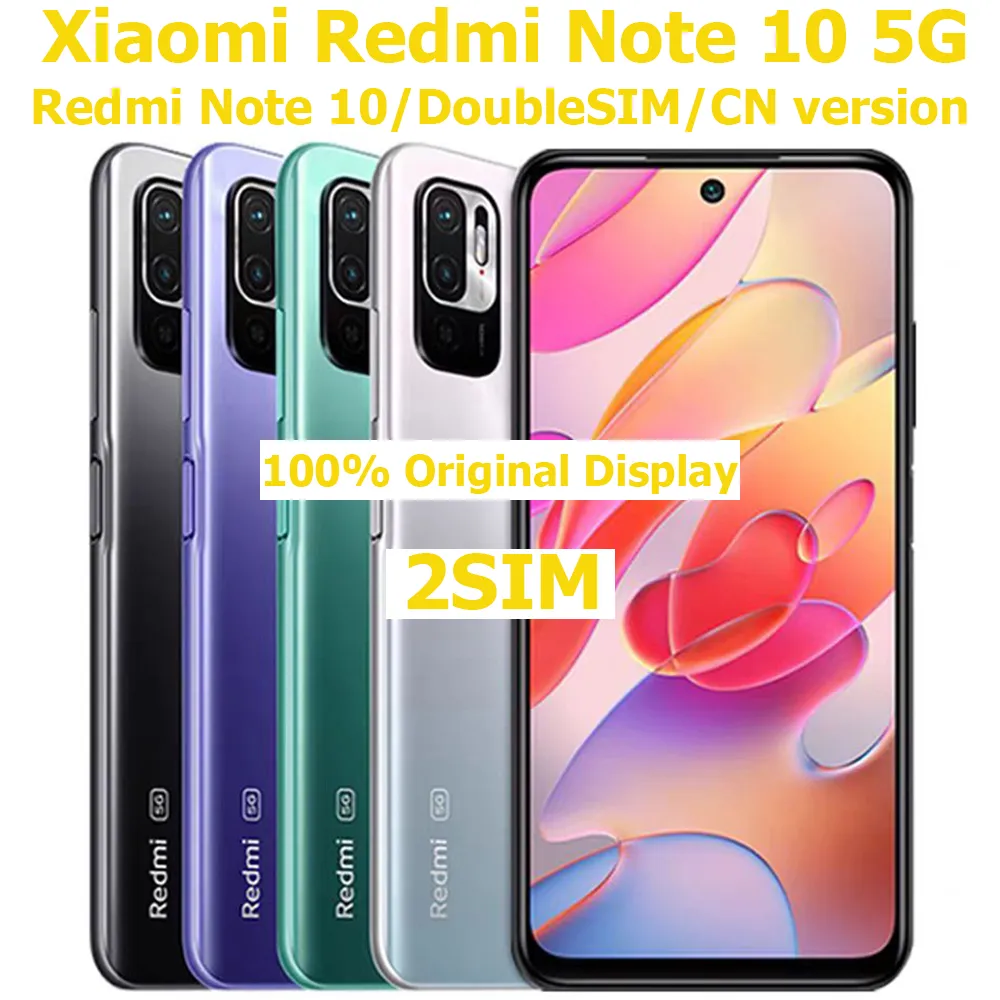 Xiaomi Redmi Note 10 5G Smart Android Phone 6.5-inch 90Hz 48MP Redmi Smart Phone 5000mAh NFC CN version Original Unlock - Imagen 1