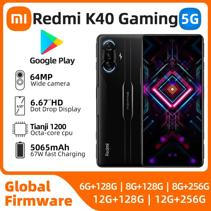 xiaomi redmi k40 Game Enhanced Edition Android 5G Unlocked 6.67 inch 256GB ROM All Colours in Good Condition Original used phone - Imagen 1